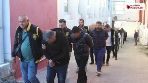 Adana merkezli 7 ildeki sigorta vurgununda 58 tutuklama