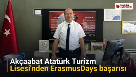 Akçaabat Atatürk Turizm Lisesi’nden ErasmusDays başarısı