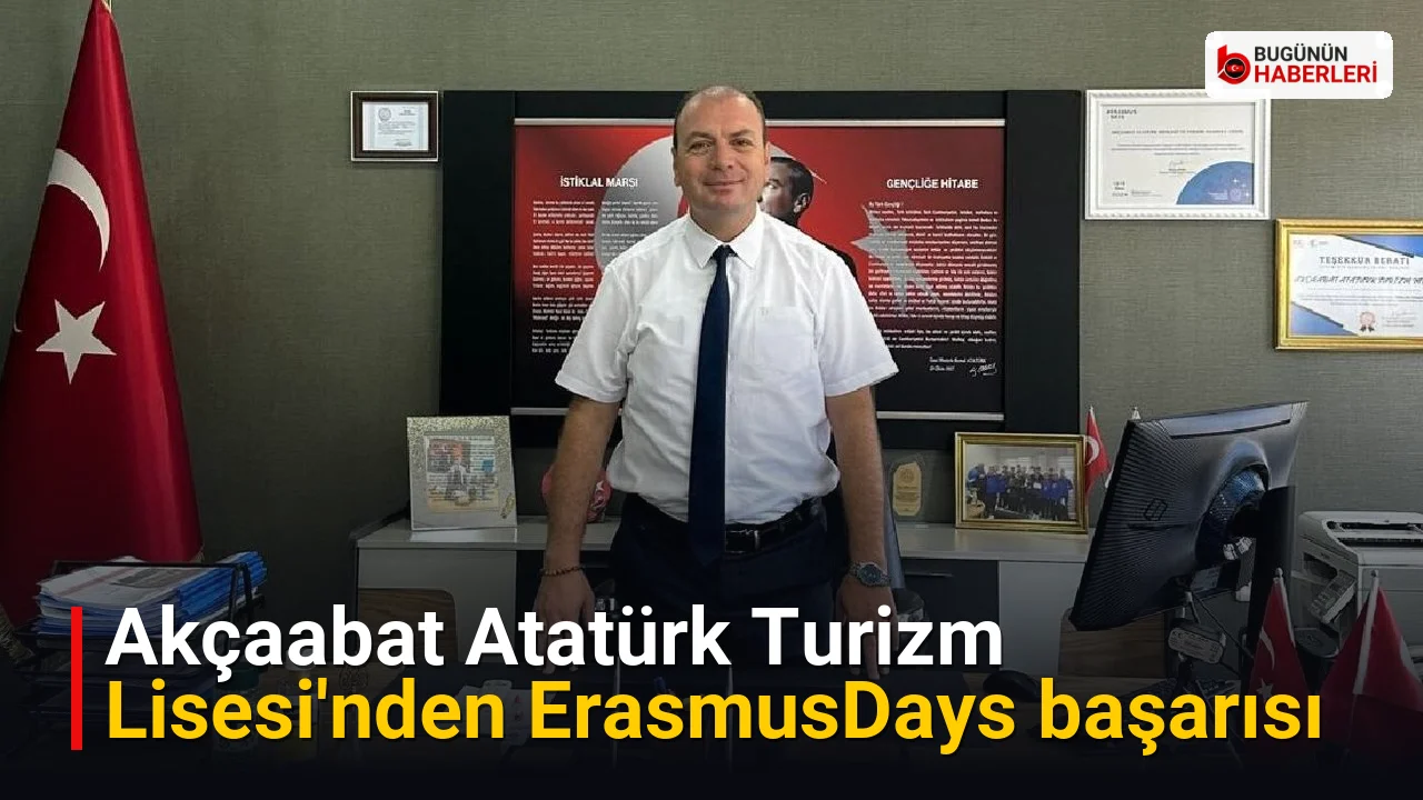 Akçaabat Atatürk Turizm Lisesi’nden ErasmusDays başarısı