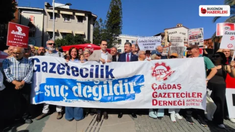 Antalya’da basın özgürlüğü eylemi: Özgür basın vurgusu yapıldı