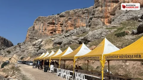 Araban’da Köklüce Kanyonu’nda Tırmanış Festivali düzenlendi