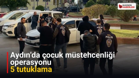 Aydın’da çocuk müstehcenliği operasyonu: 5 tutuklama