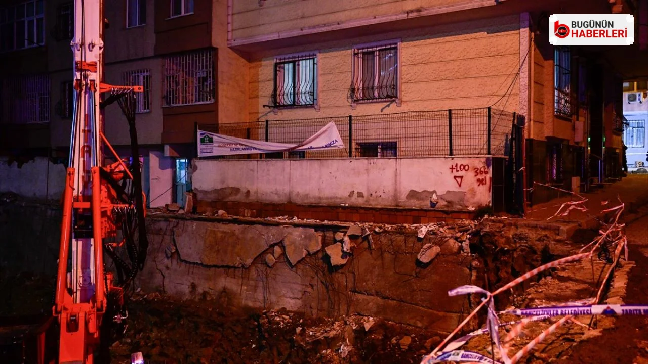 Bahçelievler’de temel kazısı nedeniyle 2 apartman tahliye edildi