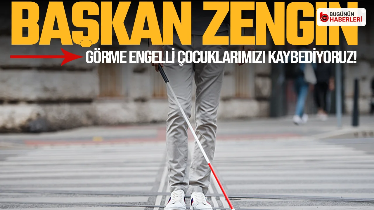 Basın açıklamasında Arif Zengin’den eğitim açıklaması: Görme engelli çocuklar risk altında