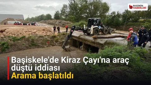 Başiskele’de Kiraz Çayı’na araç düştü iddiası: Arama başlatıldı