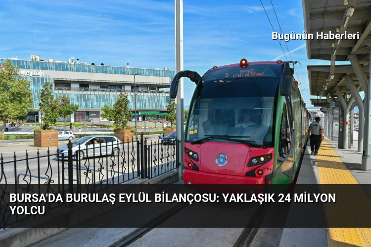 Bursa’da BURULAŞ eylül bilançosu: Yaklaşık 24 milyon yolcu