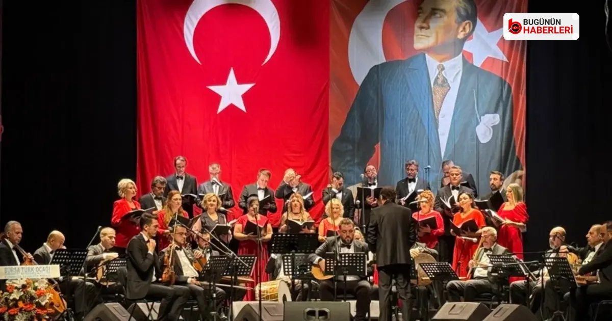 Bursa’da Cumhuriyet Bayramı konseri: Marşlar ve eserler seslendirildi