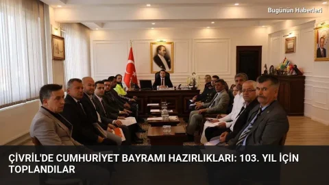 Çivril’de Cumhuriyet Bayramı hazırlıkları: 103. yıl için toplandılar