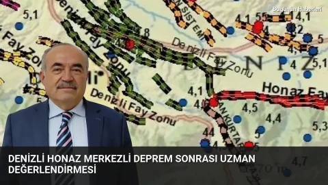 Denizli Honaz merkezli deprem sonrası uzman değerlendirmesi