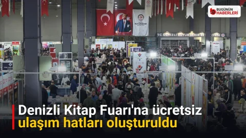Denizli Kitap Fuarı’na ücretsiz ulaşım hatları oluşturuldu