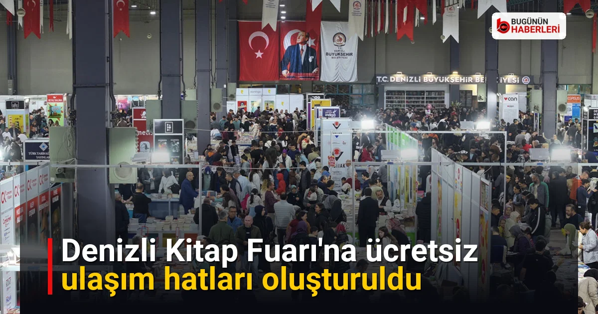 Denizli Kitap Fuarı’na ücretsiz ulaşım hatları oluşturuldu