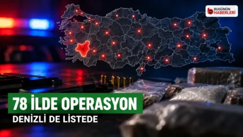 Denizli’nin de yer aldığı 78 ilde operasyon: 1.466 tutuklama