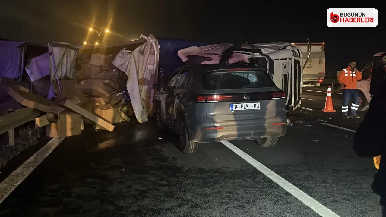 Dilovası’nda tır kazası: 1 kişi yaşamını yitirdi, 2 yaralı
