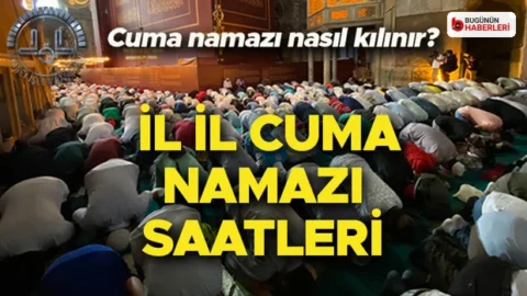Diyanet 30 Ekim 2026 Cuma namazı saatleri: İl il vakitler ve kılınışı