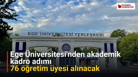 Ege Üniversitesi’nden akademik kadro adımı: 76 öğretim üyesi alınacak