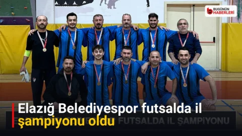 Elazığ Belediyespor futsalda il şampiyonu oldu