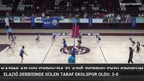 Elazığ derbisinde gülen taraf Ekolspor oldu: 3-0