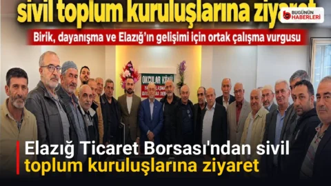 Elazığ Ticaret Borsası’ndan sivil toplum kuruluşlarına ziyaret