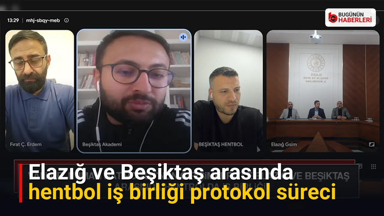 Elazığ ve Beşiktaş arasında hentbol iş birliği protokol süreci