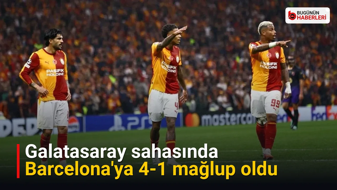 Galatasaray sahasında Barcelona’ya 4-1 mağlup oldu