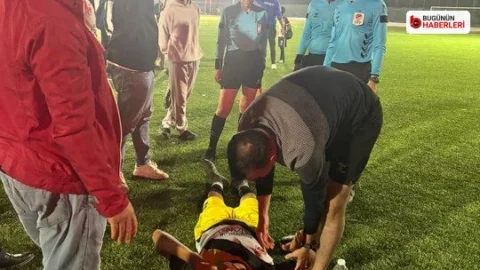 Gaziantep’te amatör maçta kafa travması: Doktor hakem futbolcuyu hayat kurtardı