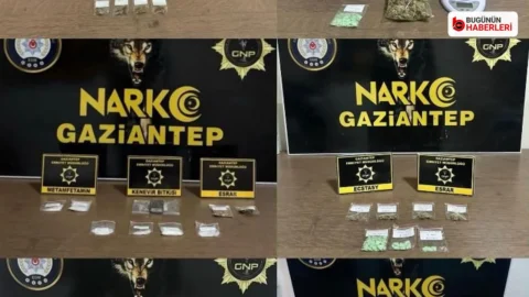 Gaziantep’te narko operasyon: 294 şüpheli yakalandı