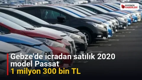Gebze’de icradan satılık 2020 model Passat: 1 milyon 300 bin TL