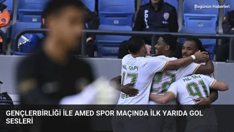 Gençlerbirliği ile Amed Spor maçında ilk yarıda gol sesleri