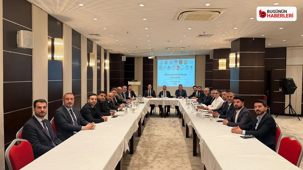 Hakkari Baro Başkanı Seven, Siirt’teki Bölge Baroları Toplantısı’na katıldı