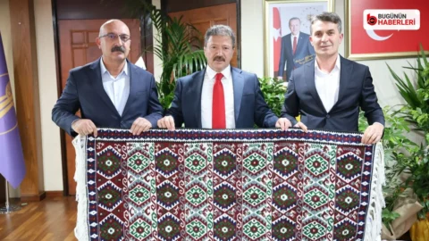 Hakkari Esnaf Odasından TESK Genel Başkanı Mehmet Yiğiner’e ziyaret