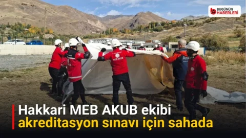 Hakkari MEB AKUB ekibi akreditasyon sınavı için sahada