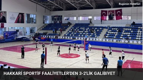 Hakkari Sportif Faaliyetler’den 3-2’lik galibiyet
