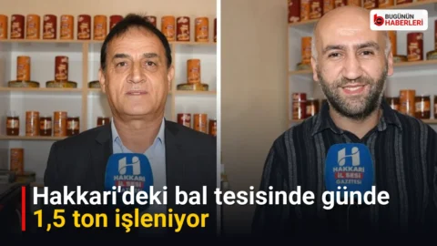 Hakkari’deki bal tesisinde günde 1,5 ton işleniyor