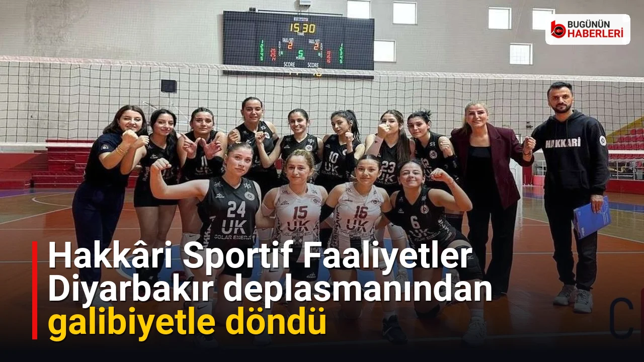 Hakkâri Sportif Faaliyetler Diyarbakır deplasmanından galibiyetle döndü