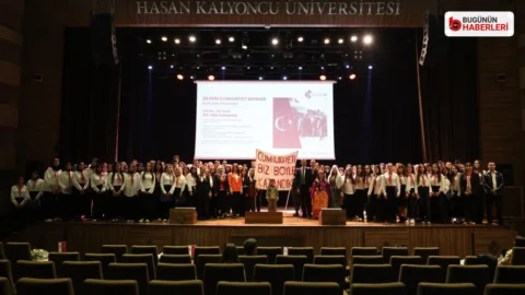 Hasan Kalyoncu Üniversitesi’nde Cumhuriyet’in 103. yılı kutlandı
