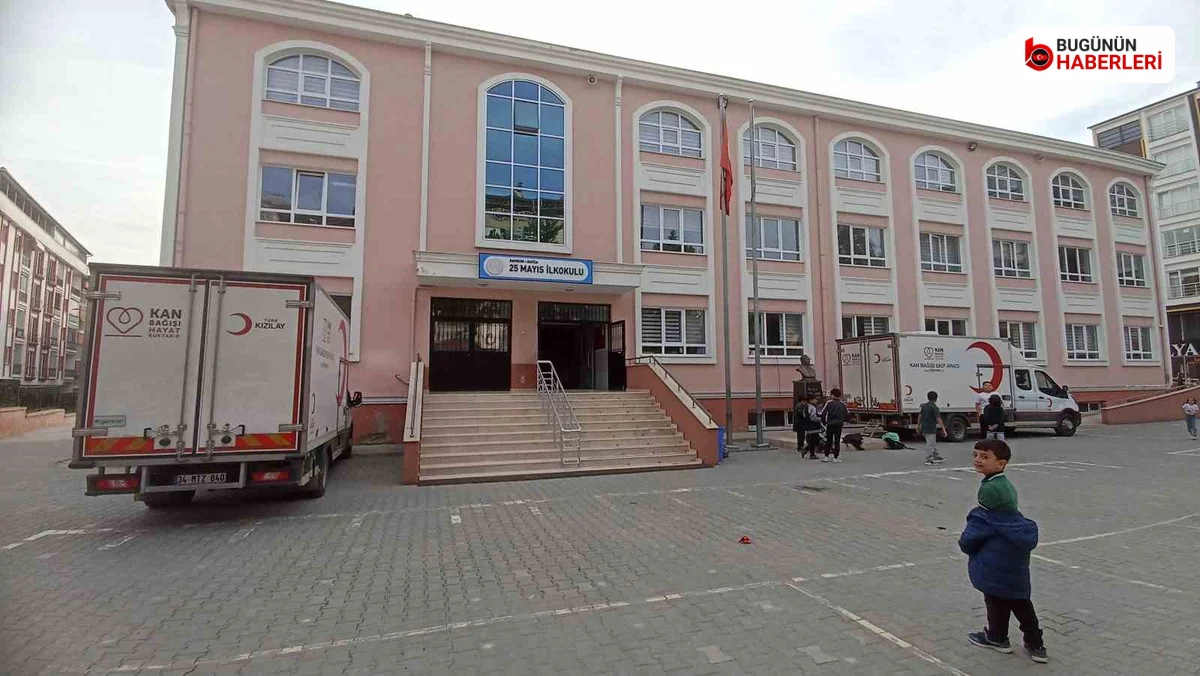 Havza’da 25 Mayıs İlkokulu’nda kan kampanyası düzenlendi