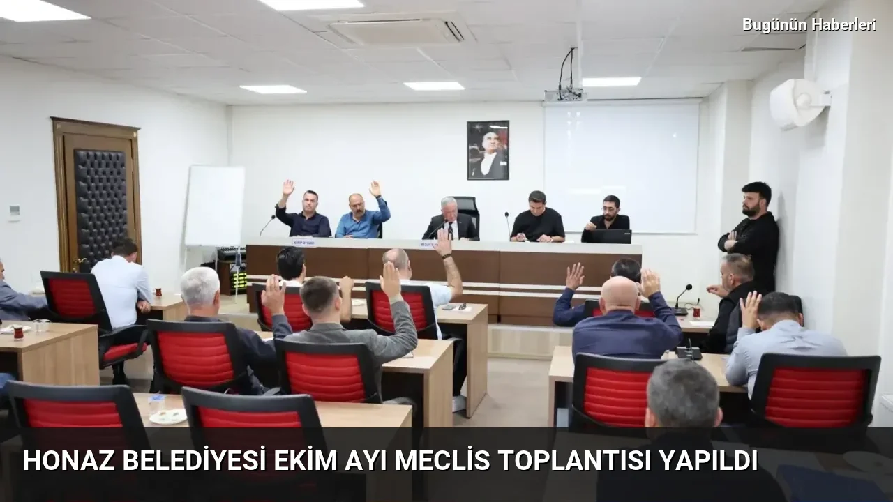 Honaz Belediyesi Ekim ayı meclis toplantısı yapıldı