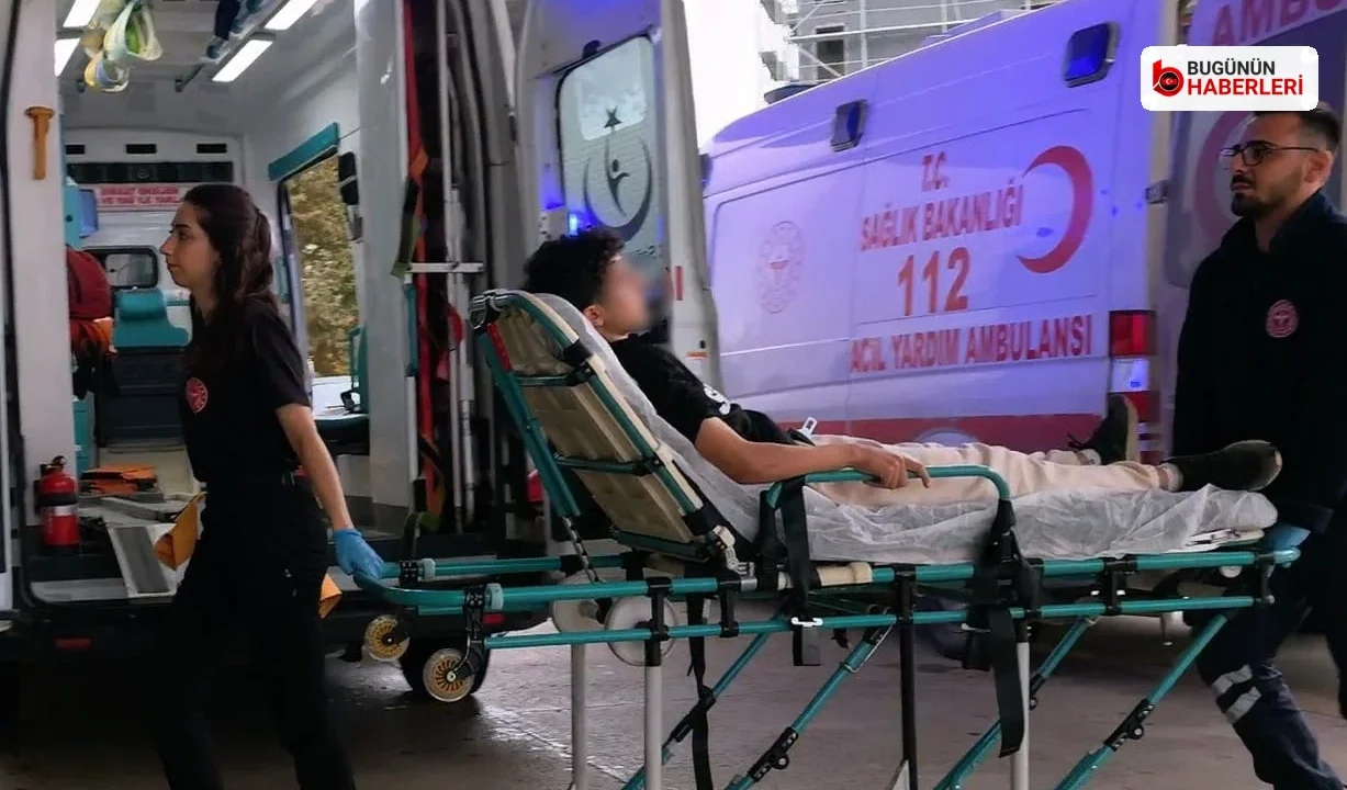 İnegöl’de spor sahası duvarından atlamaya çalışırken çocuk yaralandı