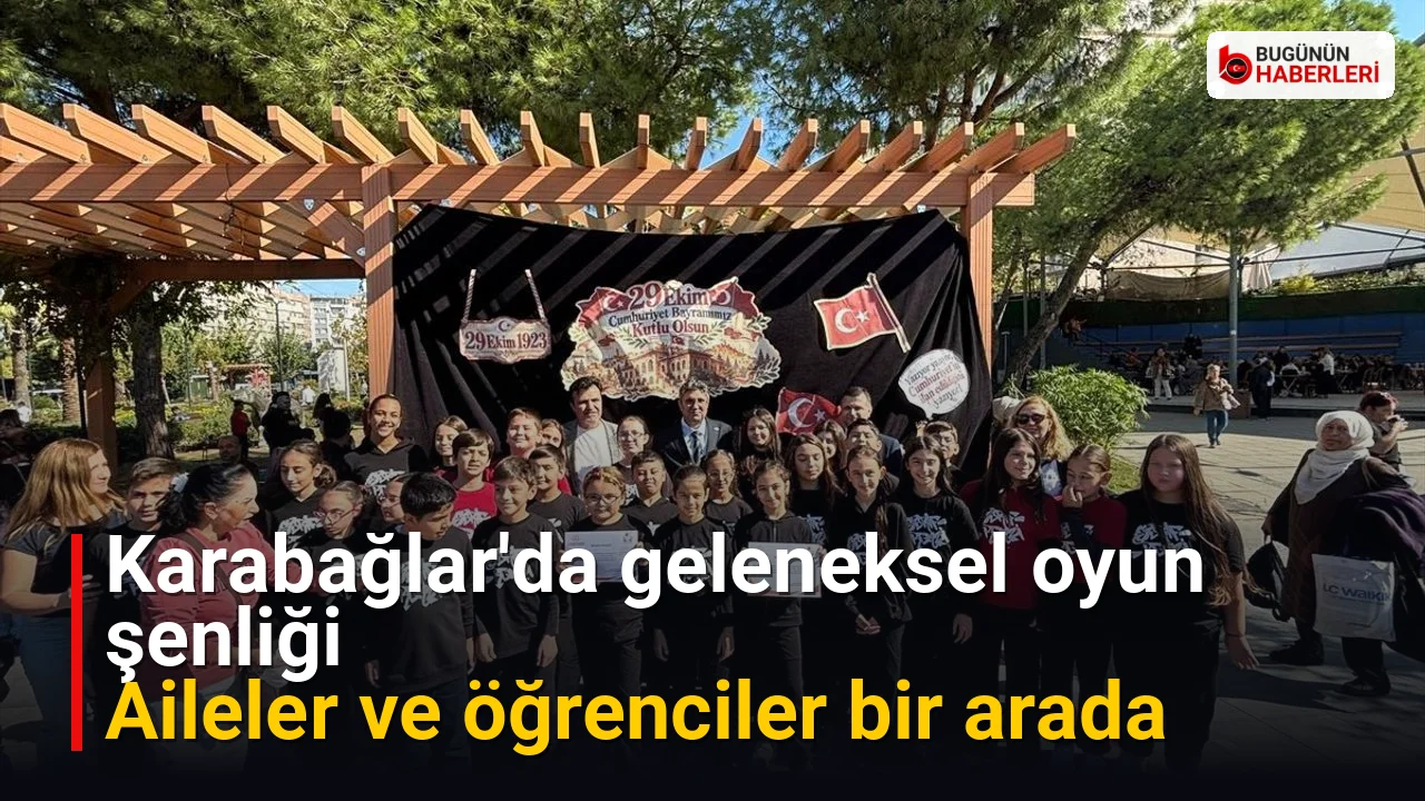 Karabağlar’da geleneksel oyun şenliği: Aileler ve öğrenciler bir arada