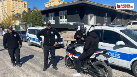 Karaman’da asayiş uygulaması: 10 araca ceza kesildi