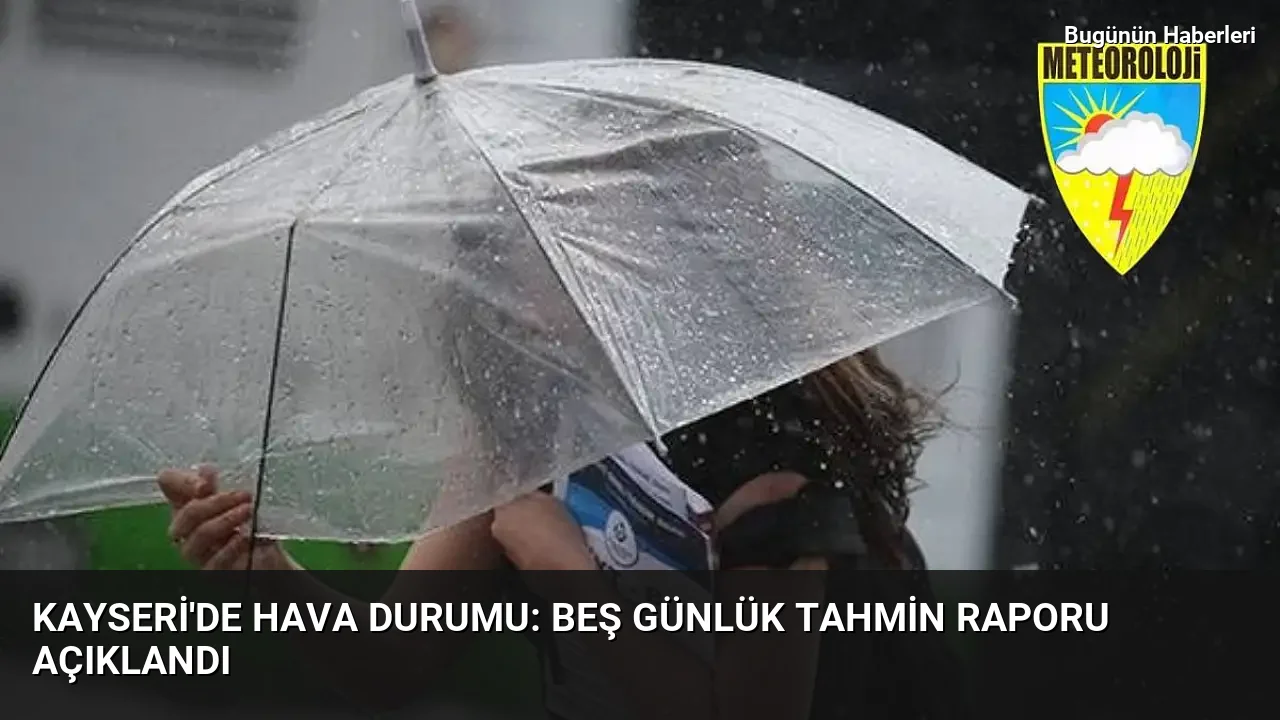 Kayseri’de hava durumu: Beş günlük tahmin raporu açıklandı