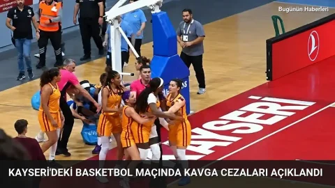 Kayseri’deki basketbol maçında kavga cezaları açıklandı