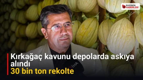 Kırkağaç kavunu depolarda askıya alındı: 30 bin ton rekolte
