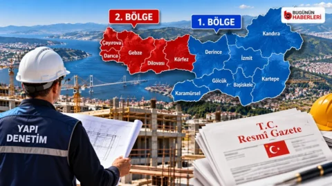 Kocaeli yapı denetim düzenlemesi: 12 ilçe için iki yeni bölge