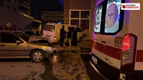 Kocasinan’da kaza: Otomobille minibüs çarpıştı