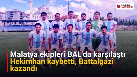 Malatya ekipleri BAL’da karşılaştı: Hekimhan kaybetti, Battalgazi kazandı