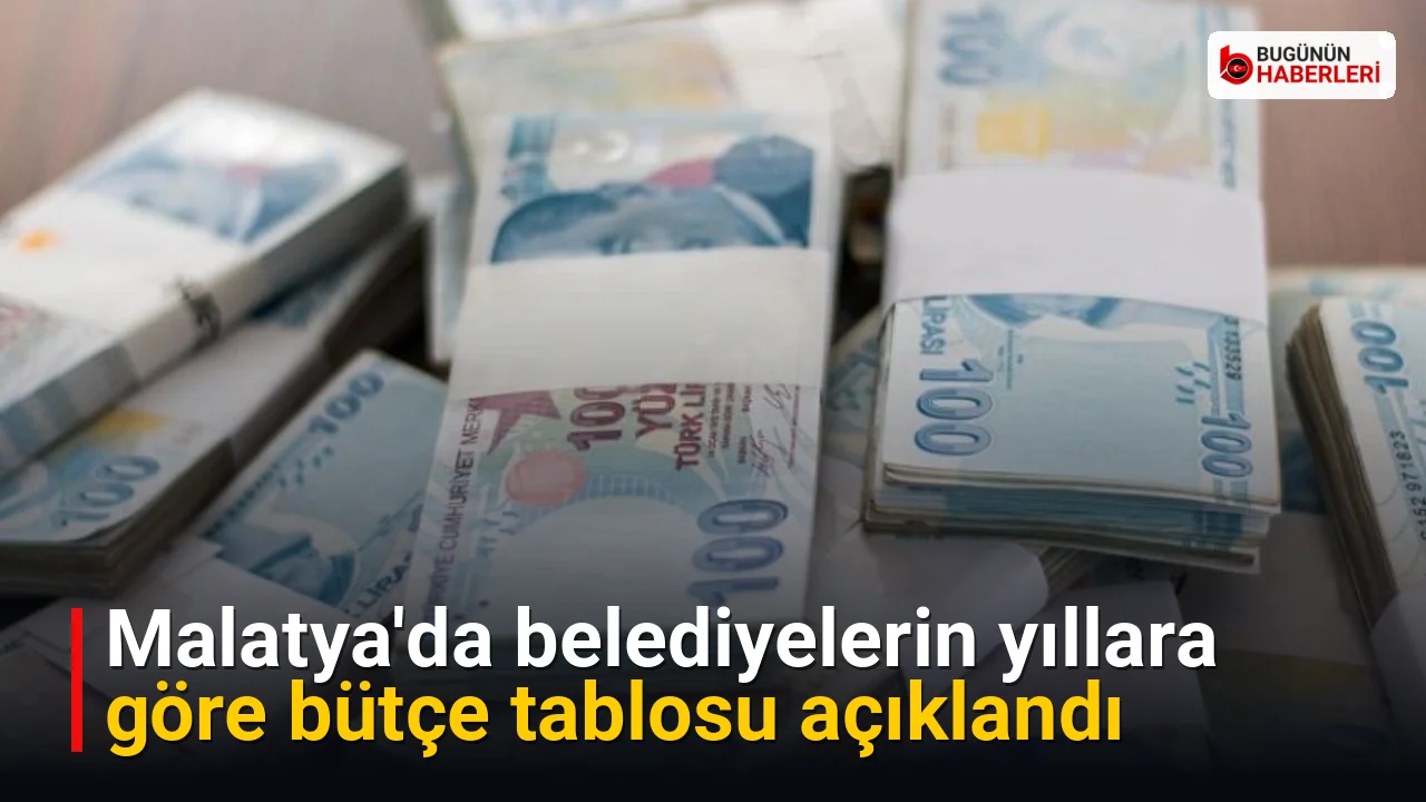 Malatya’da belediyelerin yıllara göre bütçe tablosu açıklandı