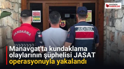 Manavgat’ta kundaklama olaylarının şüphelisi JASAT operasyonuyla yakalandı