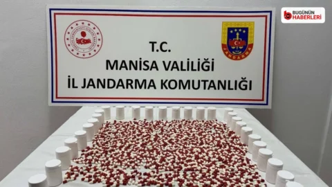 Manisa’da uyuşturucu operasyonu: 86 binin üzerinde sentetik ecza ele geçirildi