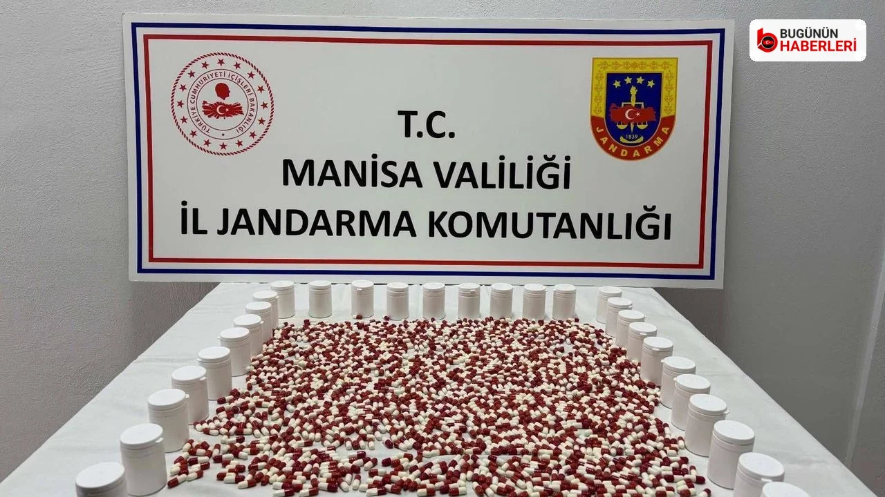 Manisa’da uyuşturucu operasyonu: 86 binin üzerinde sentetik ecza ele geçirildi